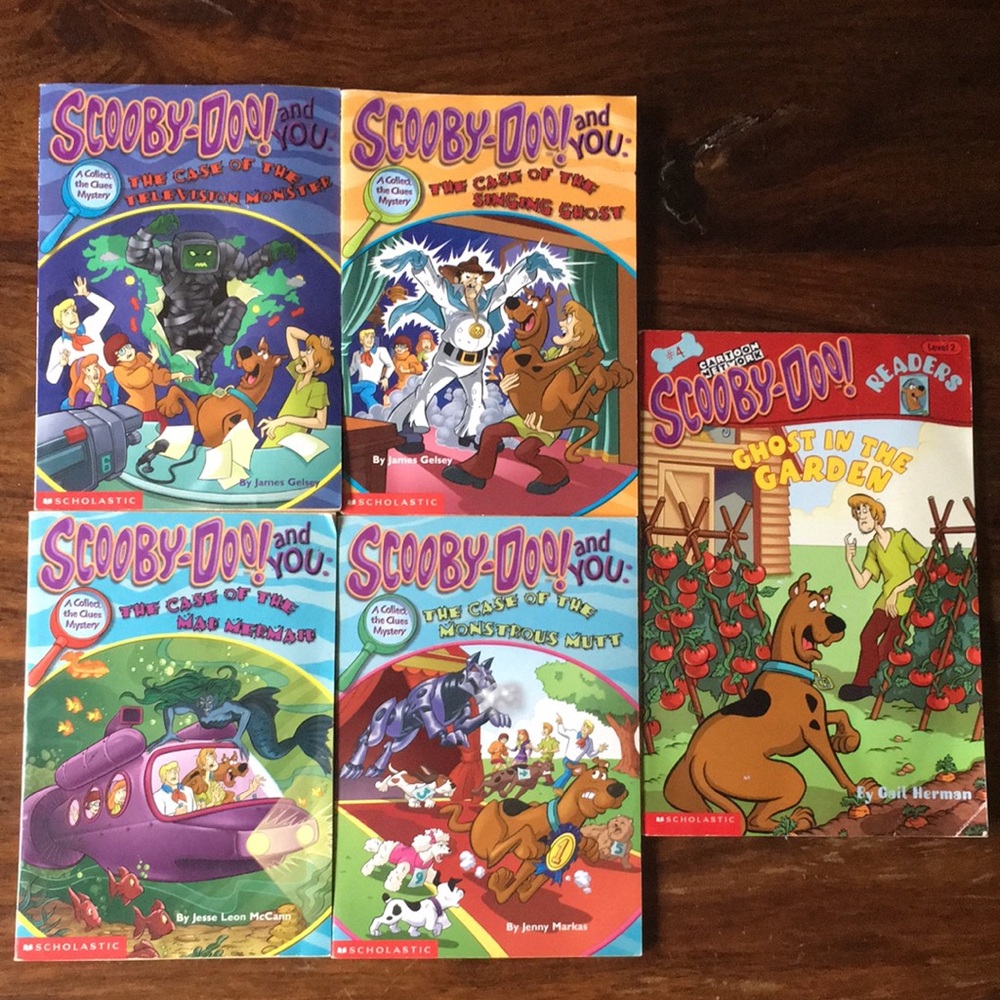 Scooby Doo Mysteries lot of 5 Books